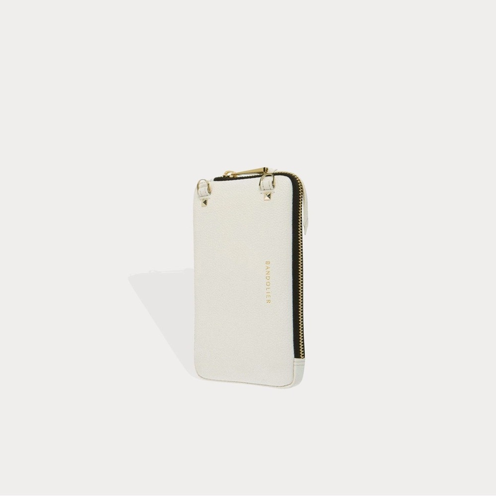 Bandolier Expanded Pouch with strap and AirPod case (Ivory)